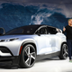 Henrik Fisker speaks about the Fisker Ocean electric vehicle after it is unveiled during AutoMobility LA ahead of the Los Angeles Auto Show on November 17, 2021